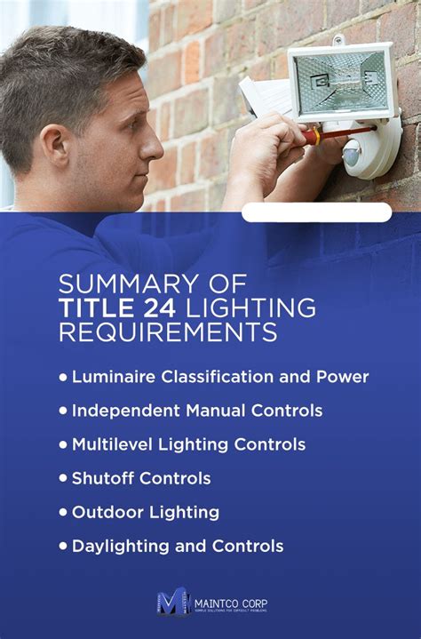 California energy code lighting regulations